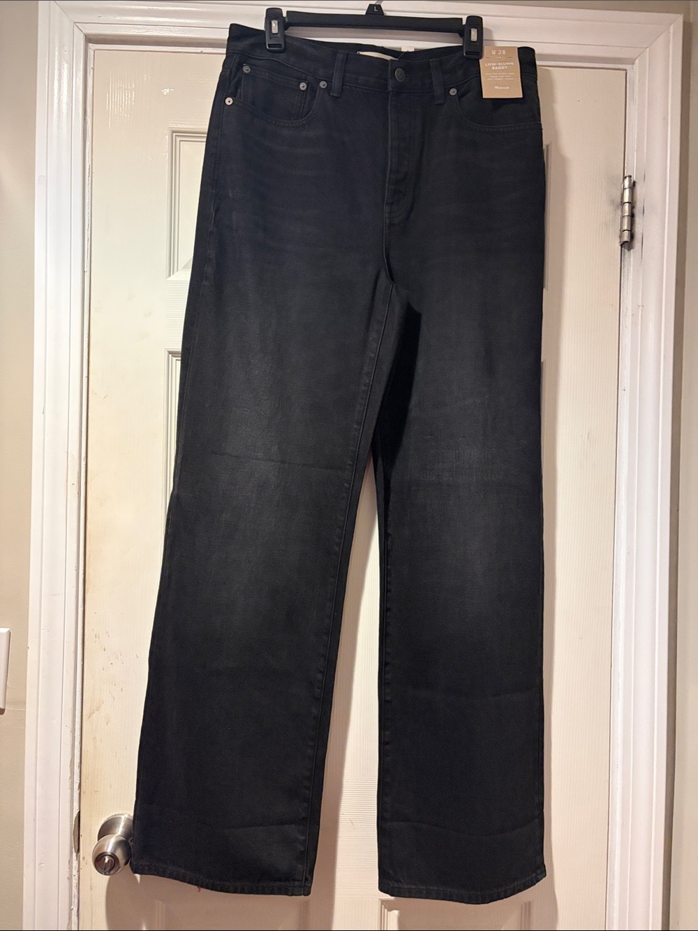 Madewell Black Wide-Leg Jeans